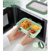 Huifoo Lunch Box Set, 1250 ml Lunch Box with Compartments