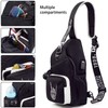 Junlion Sling Bag, Crossbody Shoulder Bag for Mens Women Multipurpose
