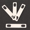4Pcs Guitar Neck Shim Brass Material Heightening Gasket Set Musical