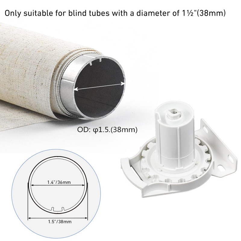 #560 Universal Roller Shade Replacement Parts, Roller Blind Fitting Repair