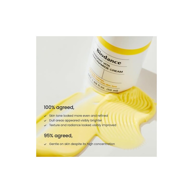 Biodance Radiant Vita Niacinamide Cream Brightening Dark Spot Correcting Hydrating