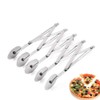 5 Wheel Stainless Steel Pastry Cutter,Expandable Pizza Slicer,Adjustable Baking Cutter