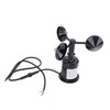 3 Cups Wind Speed Sensor Ultrasonic Sensor Weather Resistant High