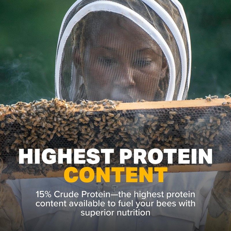 Mann Lake Ultra Bee Pollen Substitute Patties, High Protein, Boosts