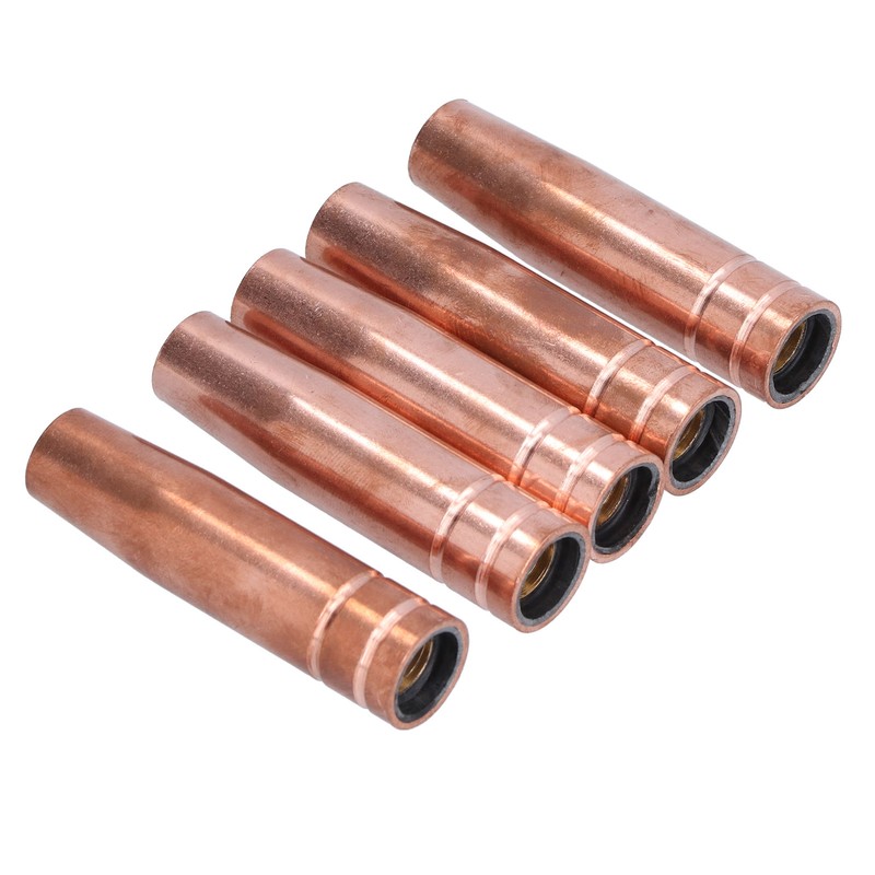 5Pcs Protection Nozzles Copper Gas Welding Gun Protective Sleeve Torch
