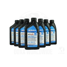 ACDelco (x7) ACDelco 0W-20 dexosD Diesel Motor Oil 10-9277, 19370138 - 3.0L LM2 Duramax