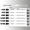 OMP Speed Set of 4 Anti-Theft Screws Rims M14 x