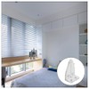 PREMJCROY 20 Pcs Blind Hold Down Brackets Plastic Blind Rail