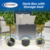 Suncast Small Deck Box Storage w/ Bench Seat for Indoor