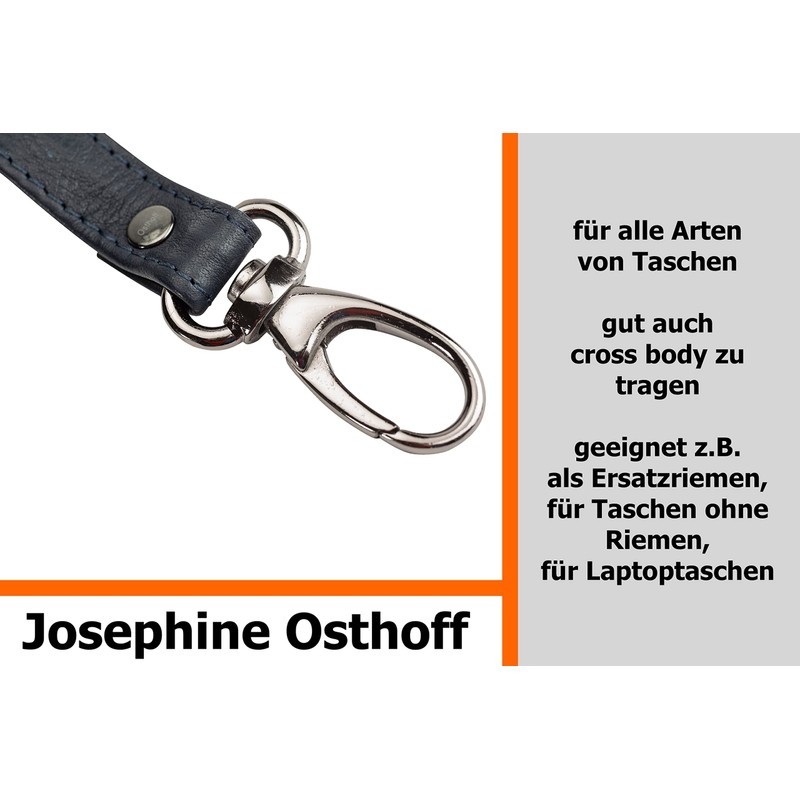 Josephine Osthoff Handtaschen-Manufaktur 2 cm Leather Shoulder Strap, Genuine Leather