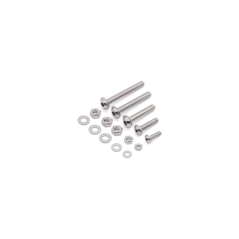 Glvaner M5-0.8 x 25mm Flanged Button Head Socket Cap Screws