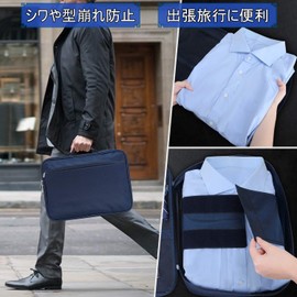 Shirt Case for Business Trips, (Newest Improved Model) Travel Shirt Storage, Wrinkles/Shape Loss Prevention, Compact, All-in-One Necktie/Shirt Suitcase