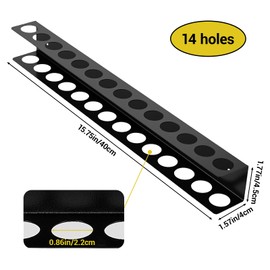 Rostationa Screwdriver Plier Organizer Wall Mount,Screwdriver Rack,Metal Plier Holder Utility Tool Holder Organizers and Storage Rack for Garage Workshop Workbench Tool Chest Cart,1 PCS
