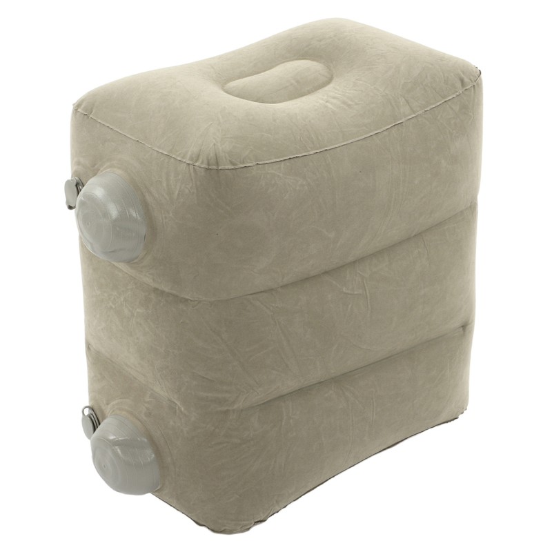 Inflatable Foot Rest Promote Blood Circulation Relieve Fatigue PVC Flocking