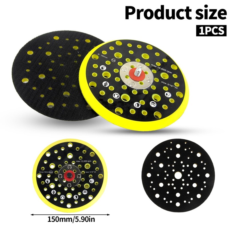 ZDNT 6 Inch Grinder Support Pad Replacement Plate Grinder Base
