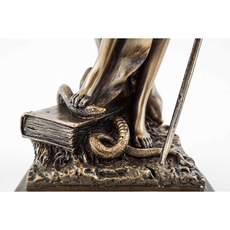 Top Collection Bronze Finish Lady Justice 12.5 Inch Statue Sculpture
