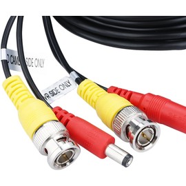 ThaRigwig 10M / 30M CCTV Security Camera Cable,BNC Video Power Cable for Surveillance DVR System (10M (32.8FT))