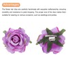 QUARKZMAN Pack of 5 Rose Hair Clips Flower 4 Inch