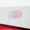 Decal Stickers of Wedding Photographer (Hologram) (Set of 2) Premium