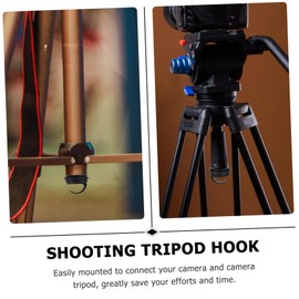 KICHOUSE Camera Tripod Hook Connector Mount for Lightweight Portable Accessory for Photographers Stable Base for Video Film Use