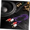 Abaodam RCA Stereo Audio Cable Shielded Connection for Car and