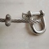 Unifizz M6 D Shackle Heavy-Duty,D Shackle,Durable D-Type Load-Bearing Hook Ring