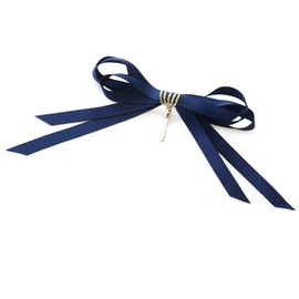 JewelVOX Hair Accessories, Pony Hook, Hair Cuff, Ribbon, Grosgrain, White