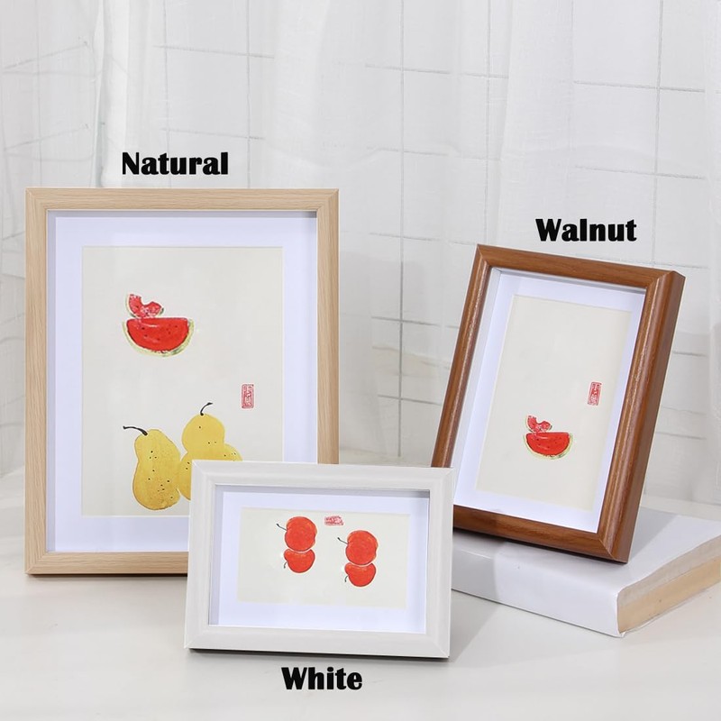 2 Pack Photo Frames 6 x 8 Picture Frame with