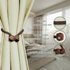 Yazikisa Curtain Tiebacks for Curtains, Pack of 4, Magnetic Curtain
