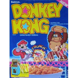 Donkey Kong Vintage Cereal Box High Quality Metal Fridge Magnet 3x4 7620