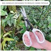 LOOPSEED Precision Gardening Scissors Plant Trimming Pruning Shears Garden Pruners