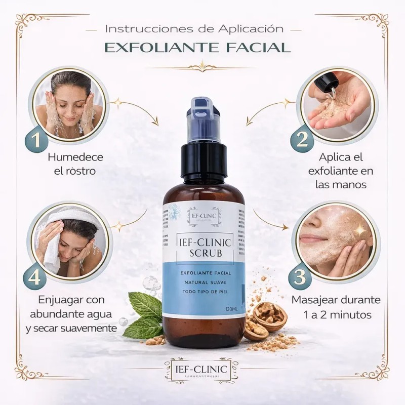 Ief-clinic Scrub Exfoliante Facial Profesional Cabina Spa