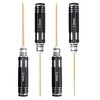 Hobbypark 1.5mm 2.0mm 2.5mm 3.0mm Hex Screw Driver Set Titanium