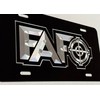 FAFO Scope Car Tag Diamond Etched Engraved Vanity Front Aluminum