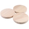MAHIONG 8PCS 6 Inch Round Wooden Discs Circles, 0.78 Inch
