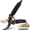 8.3” Secateurs, Bypass Pruning Shears with Replacement Blades and Springs,