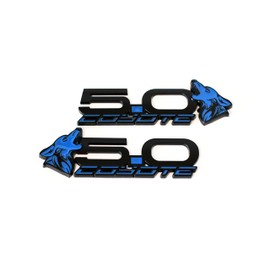 Coyote Badge Shop - V4 Coyote 5.0" Fender Badges (Pair) - Grabber