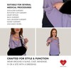 Womens Post Surgery Shirt (Lavender, 2XL)