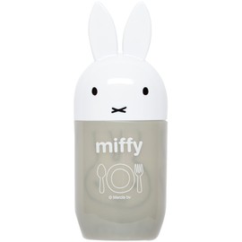 Skater OA6D-A Die Cut Mobile Towel Case, Miffy, Monotone
