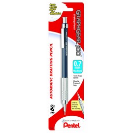 Pentel GraphGear 500 - Lápiz de dibujo automático, 1 unidad, Azul Barrel, 0.7mm