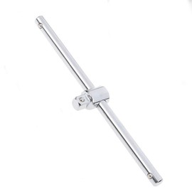 Chiloskit 1/2" T-Handle Socket Breaker Bar Wrench Extension Sliding Bar T-Handle Nut Driver Socket Adapter For Car Repair Hand Tool (1/2)