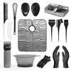 Complete Hair Dye and Keratin Treatment Kit, 17 Pieces -