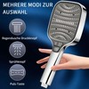 Gemdoit Duschkopf mit Schlauch 1.5m Duschkopf Hochdruck, Duschkopf Regendusche Chrom