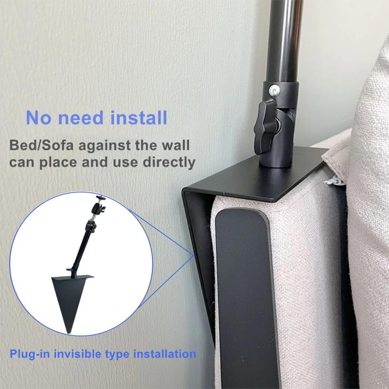 AiFeelife Bed Sofa Projector Stand - Invisible Installation Metal Holder