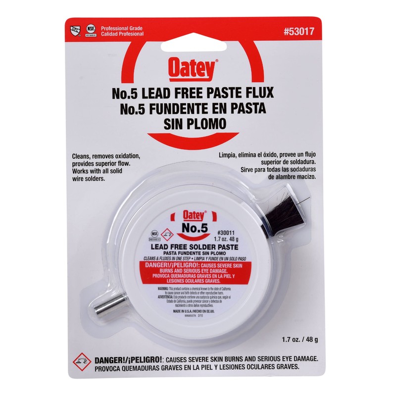 Oatey 53017 Flux with Brush, Amber