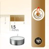 L'ner Tea Light Candles – Set of 300 Unscented Tea