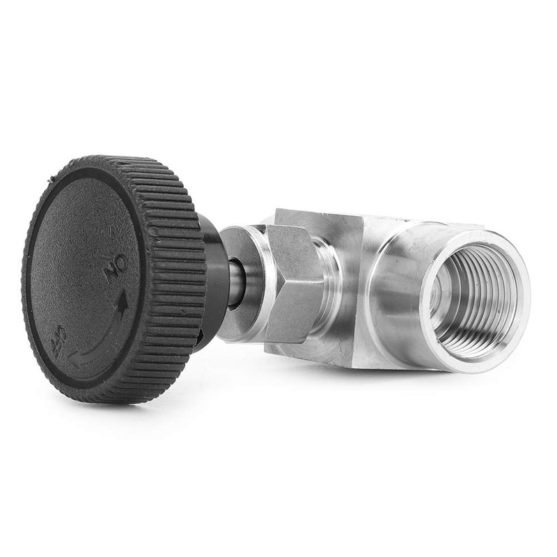 Fafeicy 3/8" Stainless Steel Flow Control Valve Throttle Valve Check