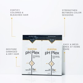 pH Plex Step 3 - Nourishing Hair Treatment Mask: Fortifies Coloring & Bleaching Effects, Salon Quality at Home - 1 Double Sachet