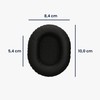 kwmobile 2 x Ear Pads Compatible with AudioTechnica ATH-M70x Pads,