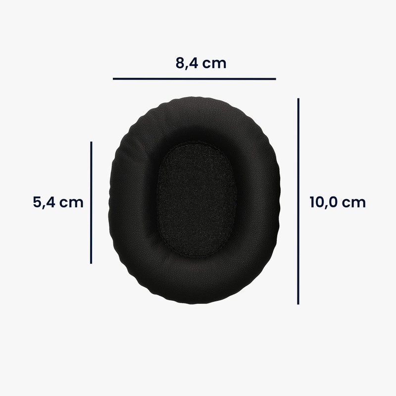 kwmobile 2 x Ear Pads Compatible with AudioTechnica ATH-M70x Pads,